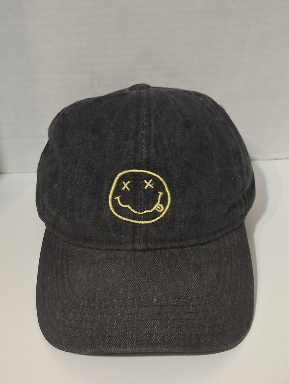 NIRVANA Cap, smiley logo, Kurt Cobain Dave Grohl Krist Official Band Merch OSFA